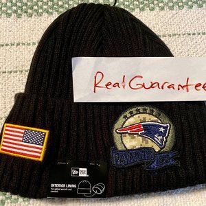 Nwt Authentic New Era New England Patriots Salute To Service Sport Knit Hat Cap